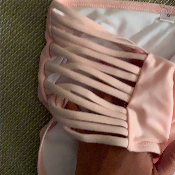 High waisted off the shoulder bathing suit. - Picture 3 of 5